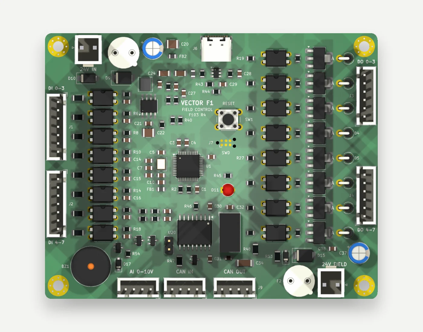 Vector F1 Field Control, top