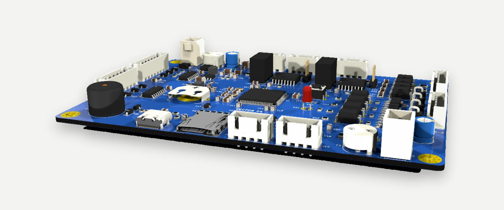 Vector F4 Machine Controller, low angle