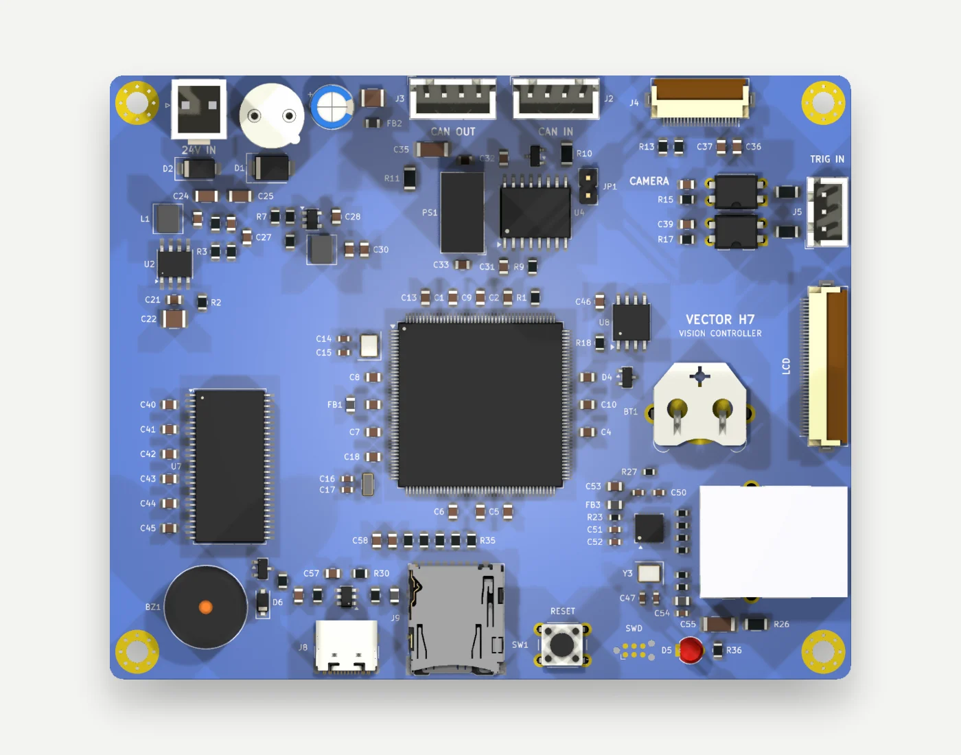 Vector H7 Vision Controller, top