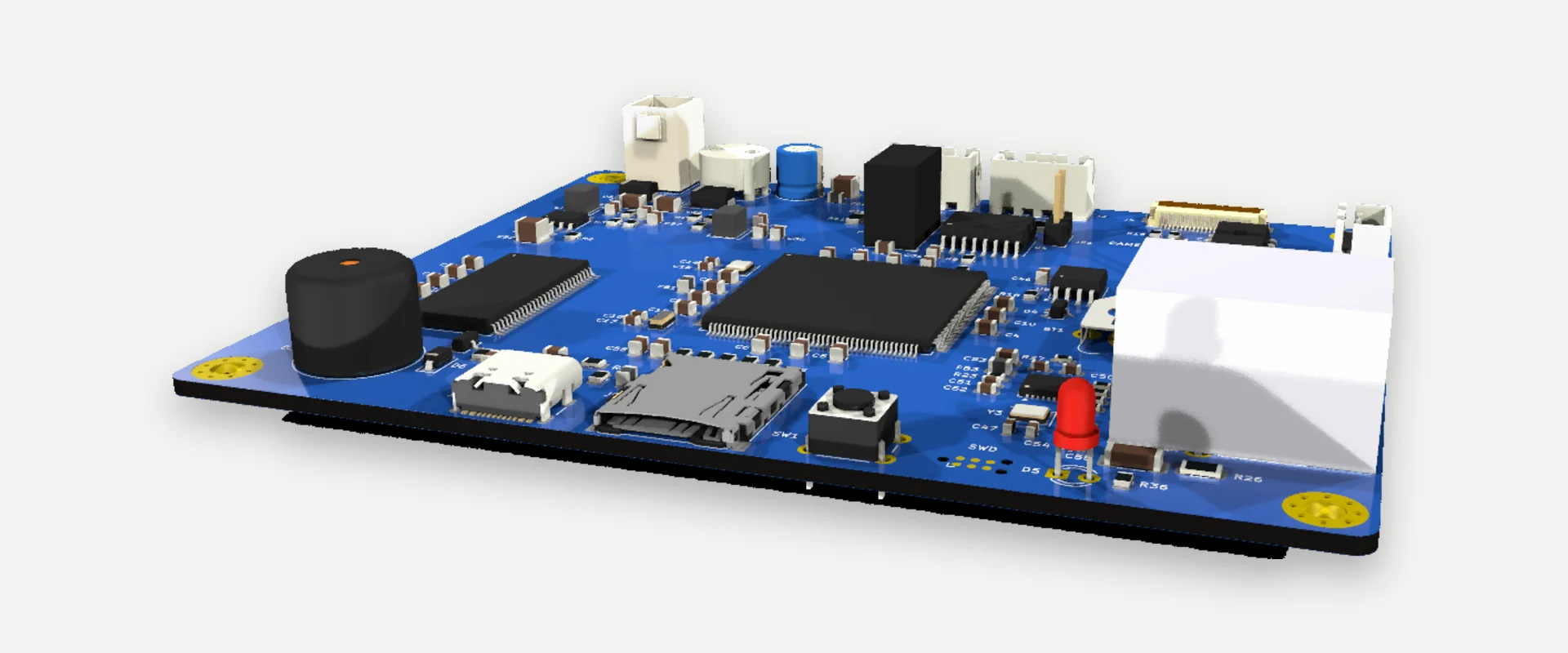 Vector H7 Vision Controller, low angle