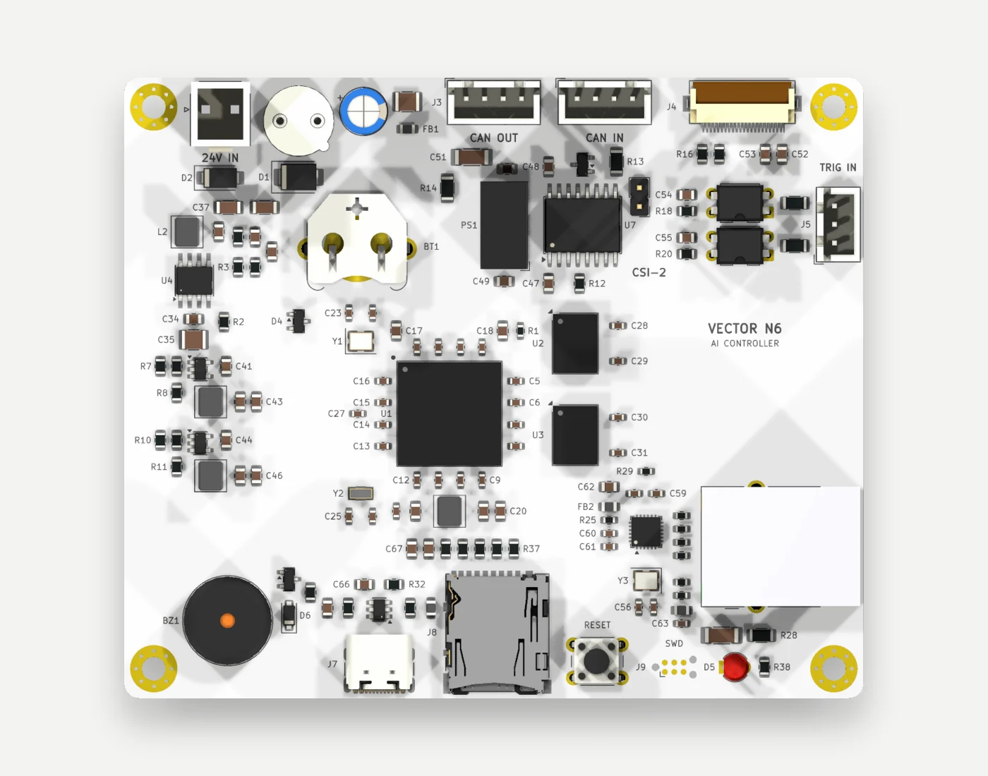Vector N6 AI Controller, top